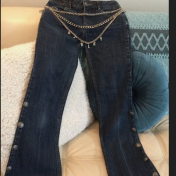 Last ONE Harley Davidson Bar & Shield Chain for Boots, Pants, Belly  Dr2 - Picture 10 of 13